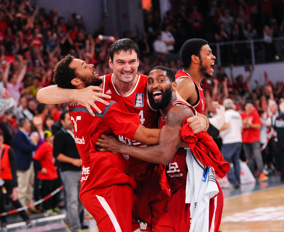 21.06.2015, Basketball, 1. Bundesliga, BBL, Saison 2014/15, Playoffs, Finale, Spiel 5, Brose Baskets Bamberg - FC Bayern Muenchen Basketball