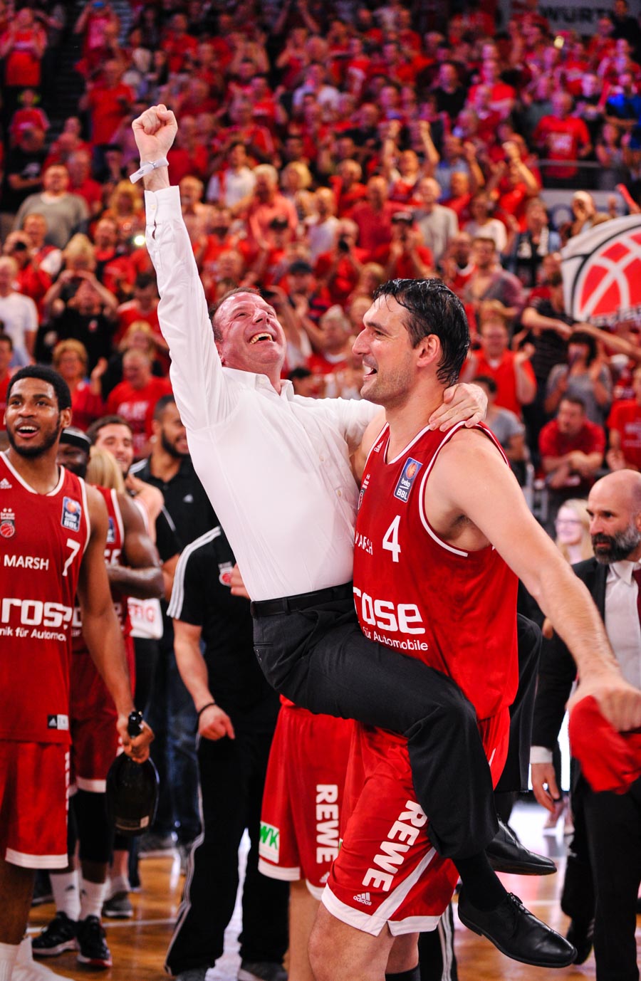 21.06.2015, Basketball, 1. Bundesliga, BBL, Saison 2014/15, Playoffs, Finale, Spiel 5, Brose Baskets Bamberg - FC Bayern Muenchen Basketball