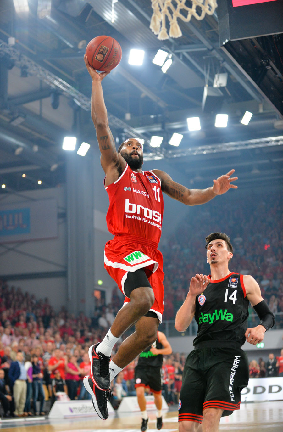 21.06.2015, Basketball, 1. Bundesliga, BBL, Saison 2014/15, Playoffs, Finale, Spiel 5, Brose Baskets Bamberg - FC Bayern Muenchen Basketball